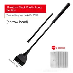 Aquarium Fish Tank Cleaning Tool Flat Sand Algae Removal Dual-use Glass Algae Removal Scraper Household Cleaning with 5 Blades