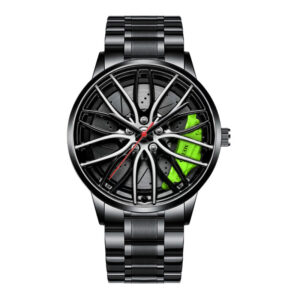 Fashion Mens Luxury Watches Sports Car Watches Sport Rim Hub Wheel Wristwatch Car Quartz Men’s Watches Creative Watch