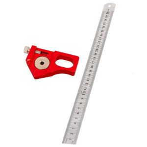 Steel Ruler Positioning Block 45/60/90 Degree Angle Scriber Line Marking Gauge Woodworking Square Scribe Tools for Ruler Locator
