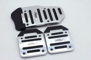 Automobile Manual Stop Pedal Modified Brake Throttle Clutch Aluminum Alloy Pedal Non-slip Pad Stainless Steel Universal