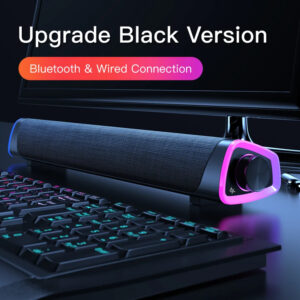 New Computer Speaker Bar Stereo Sound Subwoofer Bluetooth Speaker For Macbook Laptop Notebook PC Music Player Wired Loudspeaker