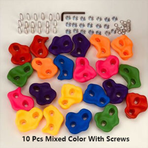 Toys For Children Kids Rock Climbing Wall Holds Games Children Wood Wall Climbing Stones Toys Child Playground Outdoor playset
