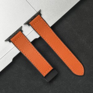Silicone+Leather Strap For Apple Watch Band 49mm 44/42/45/38/40/41mm Accessories Bracelet for iWatch Ultra Series 9 8 7 SE 6 5 4