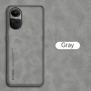 Protective Case Oppo Reno 10 5g Luxury Matte Leather Back Cover Coque for OPPO Reno10 Pro Shell Protection Back Fundas