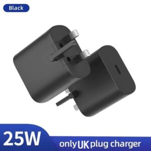 EU UK US 25W Super Fast Charger USB C Chargers For Samsung Galaxy S23 Ultra S22 Note 20 S24 USB Type C Power Adapters With Cable