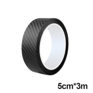 SEAMETAL Carbon Fiber Sticker Car Door Sill Protector Film Auto Door Sill Edge Side Mirror Anti Scratch Tape Waterproof Stickers
