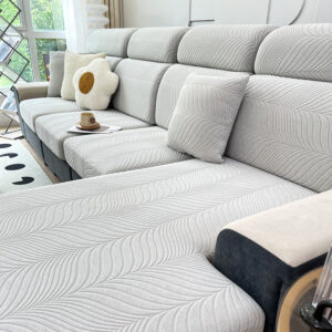Splash-proof jacquard sofa cover, high elasticity, anti dirt sofa cushion cover, anti cat scratch sofa cover