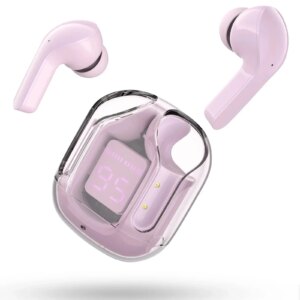 TWS Bluetooth 5.3 Earphone BT30 Transparent Headphones with Digital Display Noise Canceling Headset Wireless Gaming Earbuds bt30