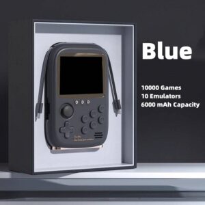 Portable Handheld Game Power Bank 6000Mah Capacity 3.2 Inch LCD Screen 10000+ Games Retro Game Console Support 2 Players