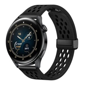 22mm 20mm leather Strap For Samsung Galaxy Watch 6 5 4 44mm 40mm 6 Classic Active 2 Bracelet Huawei Gt Magnetic Watch Band