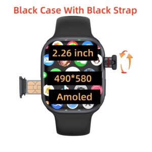 4G Android CD99 Smart Watch 8GB RAM AMOLED Wifi 128GB ROM GPS Position 800W Camera APP Download Game Men Women S9 Smartwatch