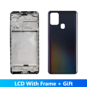 a21s Display Screen for Samsung Galaxy A21S Lcd Display Digital Touch Screen with Frame for Samsung A21S A217 A217F A217F/DS