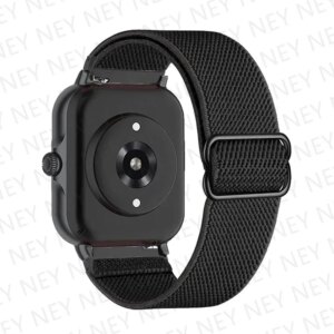 Nylon Elastic band For Amazfit gts-gtr 4-3-2-2e-mini-pro-Stratos Bohemian Shiny bracelet Balance/bip-U-5-3 pro-S 20mm 22mm Strap