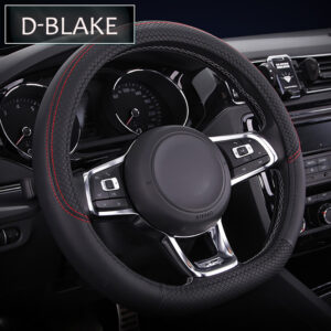 38cm 15inches Universal Car Steering Wheel Cover Artificial Leather Rubber sport stylish Non-slip Auto Interior Accessories Kits
