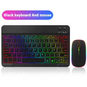 Bluetooth Wireless Keyboard Mouse For Android IOS Samsung Xiaomi Tablet For iPad Air Pro Mini Russian Korean Keyboard