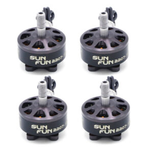 4pcs SUN FUN 2207 1750KV 2450KV 2750KV CW Thread FPV Racing Brushless Motor For RC Drone Quadcopter Spare Parts