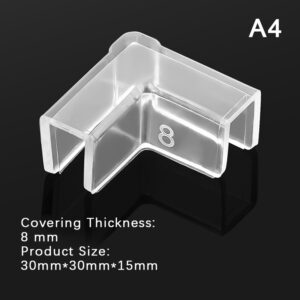 4pcs/set Silicone Transparent Anti-collision Fish Tank Corner Protector Adhesive Free Protective Cover Aquarium Accessories