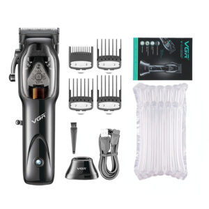 VGR Hair Clipper Professional Hair Cutting Machine Cordless Hair Trimmer Electric 9000 RPM Haircut Machine Clipper for Men V-653