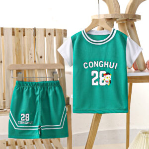 Fashion 2024 Baby Boy Sets Summer Sport Casual Kids Boys Suits Short Sleeve T-shirt +Short Pant 2PCS For 2T 3T 4 6 8 10 12Year