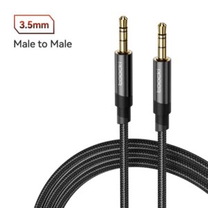 Toocki Aux Audio Cable 3.5mm Jack Male to Male Audio Aux Cable For iPhone Xiaomi 12 Headphones Speaker TV Laptop MP3 Wire Cord
