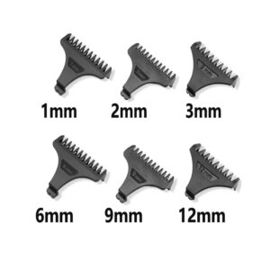 For Kemei Hair Trimmer Limit Comb Universal Black Guards Hairdresser Hair Cutting Guide for KM-5027 KM-1949 1 2 3 6 9 12mm