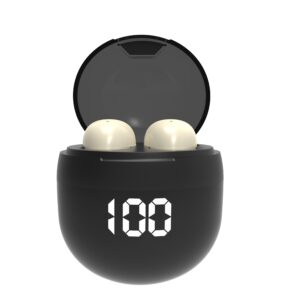 SK mini headphones wireless bluetooth earphones sleep headset with mic noise reduction heavy bass earbuds for smart phone