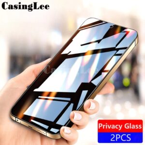 2pieces Privacy Glass for infinix Note 40 Pro Screen Protector Tempered Glass for infinix Note 40 Full Screen Cover Privacy Film Phone Cases