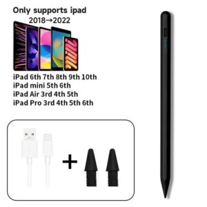 For Apple Pencil 2 iPad Pen Palm Rejection Stylus for iPad Pro Mini 6 Air 2022 2021 2020 2019 2018 for Apple Pen iPad Pencil