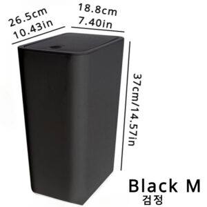 Square Trash Can Household Pop-up Lid Kitchen Sorting Toilet Push-Push Toilet with Lid Dustbin Garbage Bin Kitchen Trash Can