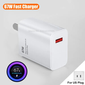 67W Fast Charger for Xiaomi Mi 14 13T 12T 13 Ultra Pro Redmi Note 12 11 13 Pro Poco X6 F6 M6 Pro USB Quick Charger Type C Cable