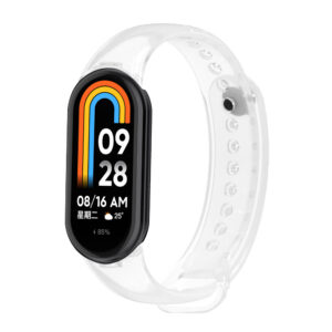 Silicone Strap for Xiaomi Mi Band 8 Replacement Bracelet for Mi Band 8 Sport Wristband Smart Watch Band Accessories correa Belt
