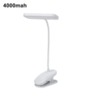 360┬░ Flexible Study Table Lamp with Clip USB Rechargeable Desk Lamp Bedside Night Light for Bedroom Study Reading Office Work