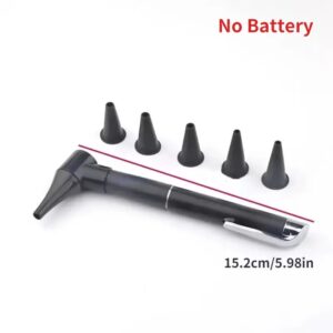 1set Otoscope Easy Install, Otology Ear Endoscope Diagnosis Flashlight Bolt Type, Flashlight Check Mirrors