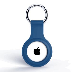 Cover for Apple Airtags Case Liquid Silicone Protective Shell Tracker Accessories Anti-scratch Sleeve Keychain Air Tag Case