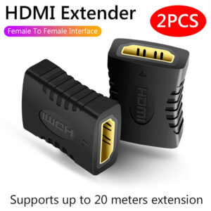 NNBILI 4K HDMI Extender Female To Female Converter Extension Adapter For Monitor Display Laptop PS4/3 PC TV Hdmi Cable Extension