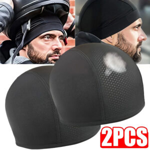 Motocross Helmet Hat Quick Dry Cycling Helmet Hat Inner Cap Motorcycle Helmet Beanie Cap Sports Hat Caps for Bike Riding Cycling