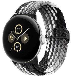 Braided Solo loop for Google pixel 2 band Accessories Smartwatch Elastic Adjustable Nylon band belt bracelet Pixel Watch Strap