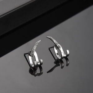 1/2Pcs New Trendy Punk Irregular Curved Hook Earrings For Men Detachable Claw Stud Earring Hip Hop Rock Mens Jewelery Gifts