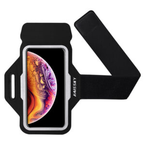 HAISSKY Ultra-thin Running Sports Armband For iPhone 15 14 13 12 11 Pro Max 15 Plus Universal Fitness Belt Arm Band Bag Pouch