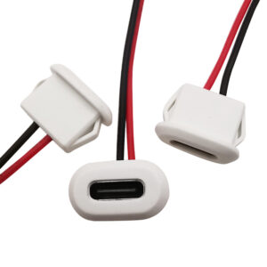 USB Type C Connector Type-C With Card Buckle Female Fast Charging Jack Port USB-C Charger Plug Socket Desk Lamp Elliptical Charging Port Fengshi