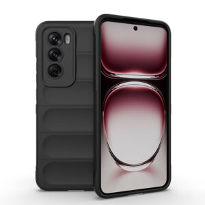 Leweisi Liquid Silicone Soft Liner Case for Oppo Reno12 Pro Reno 12 5G Non-slip Shockproof TPU Back Cover Phone Case