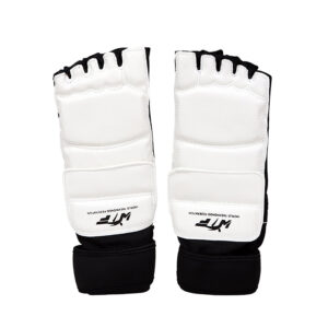 Taekwondo Leather Foot Gloves Sparring Karate Ankle Protector Guard Gear Boxing Martial Arts Foot Guard Sock Adult Kid
