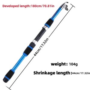 1.8m Super Hard Sea Poles Set Portable Seaing Pole Throwing Rod Remote Throw Rods Fiberglass