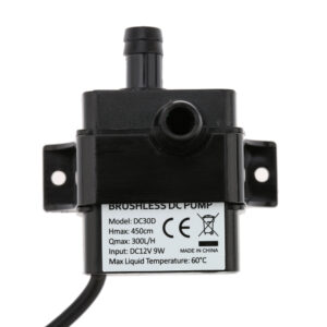 Anself Ultra-quiet Mini DC12V 9W Micro Brushless Water Oil Pump Waterproof Submersible Fountain Aquarium Circulating 300L/H Lift