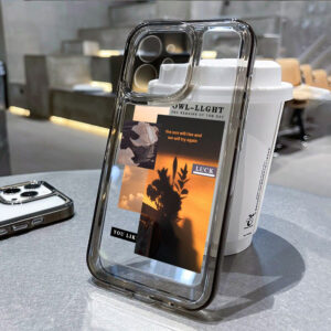 Case For iPhone 11 12 13 14 Pro Max XR X XS 7 8 Plus SE 2020 14promax 13promax Silicon Soft Funda Transparent Mountain Covers