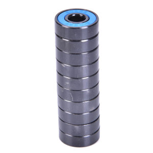 10Pcs/set 608 2RS Bearing Deep Groove Steel Sealed Ball Bearings 608RS 608-2RS