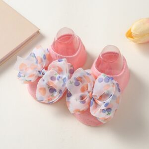 Baby Girl Princess Socks wIth Headbands Set Lace Flower Newborn Baby Headbands Bow Elasitc Hair Bands Hair Accessories