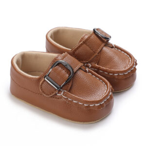 VALEN SINA New Baby Shoes White Christening Baptismal Moccasins Infant Boys Girls Slip-On Peas Shoes Walking Shoes
