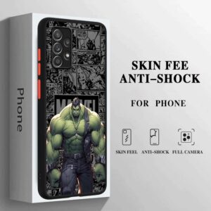 Marvel Spider Man Iron Man Phone Case for Samsung Galaxy A52 A53 A72 A12 A13 A21s A22 A50 A51 A70 A72 A73 A54 5G Soft Cover