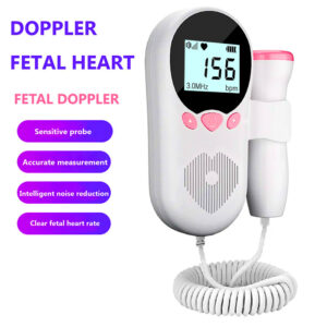 Ultrasound Fetal Doppler Baby Prenatal Heart Rate Detector Home No Radiation Doppler Stethoscope Pregnant Women Fetal Monitor